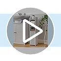 AOJEZOR Toilet Paper Holder Stand: Small Space Bathroom Storage - Image 6