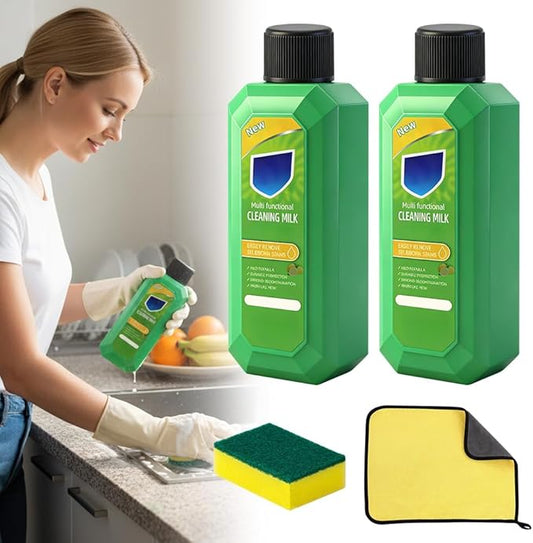 2026 New Cleaning Milk House Cleaner 10.6 oz, Powerful Multifunctional Concentrated Cleaner, Multi-purpose Powerful Cleaners for Household Kitchen (2)