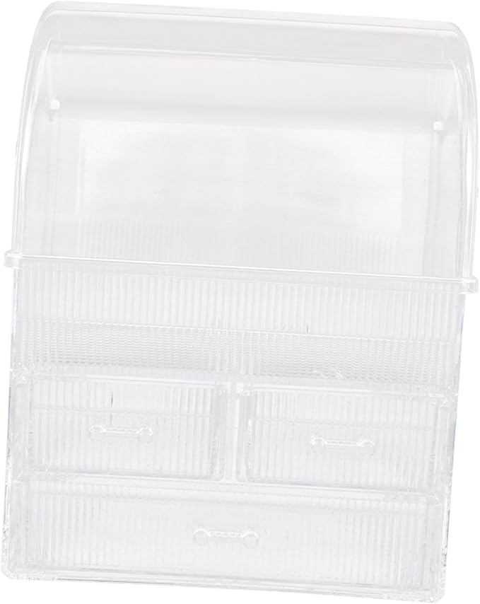 Extra Large Acrylic Makeup Organizer Box with Drawers Stylish Desktop Storage for Cosmetics Jewelry Accessories Transparent Design for Easy Access and Tidy Spaces