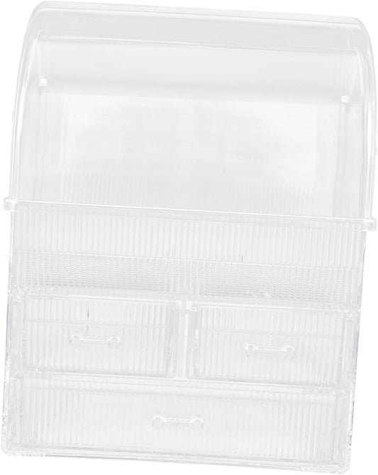 Extra Large Acrylic Makeup Organizer Box with Drawers Stylish Desktop Storage for Cosmetics Jewelry Accessories Transparent Design for Easy Access and Tidy Spaces
