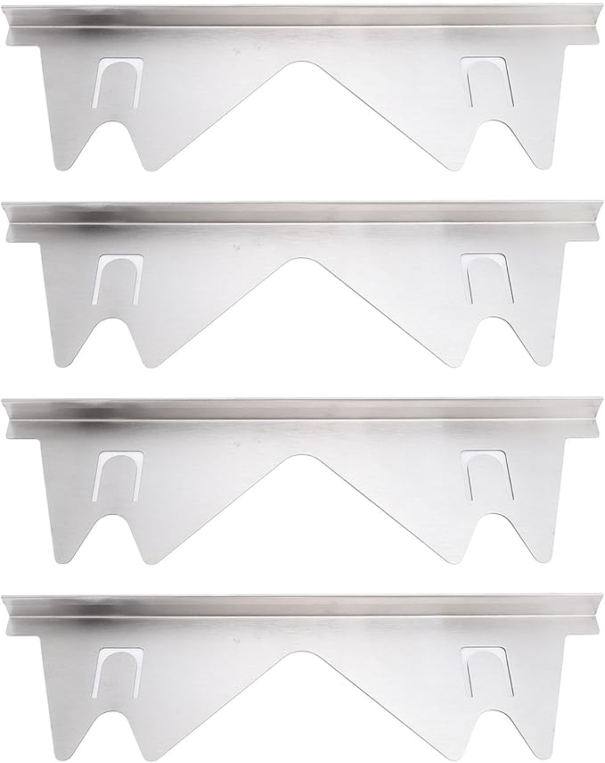 2Pcs Stainless Steel Stove Gap Fillers, Adjustable Kitchen Stove Counter Gap Cover Range Trim Kit for Kitchen Countertop