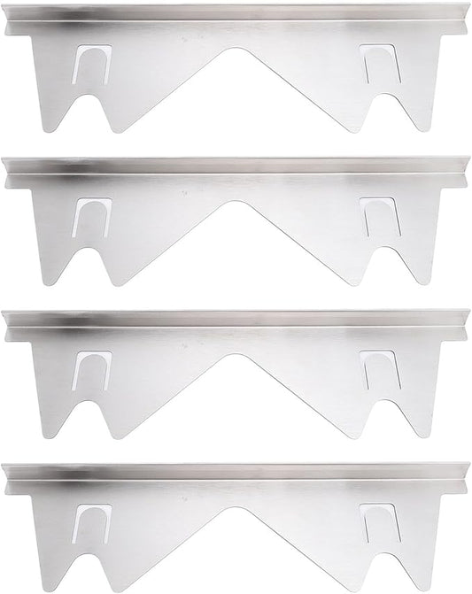 2Pcs Stainless Steel Stove Gap Fillers, Adjustable Kitchen Stove Counter Gap Cover Range Trim Kit for Kitchen Countertop