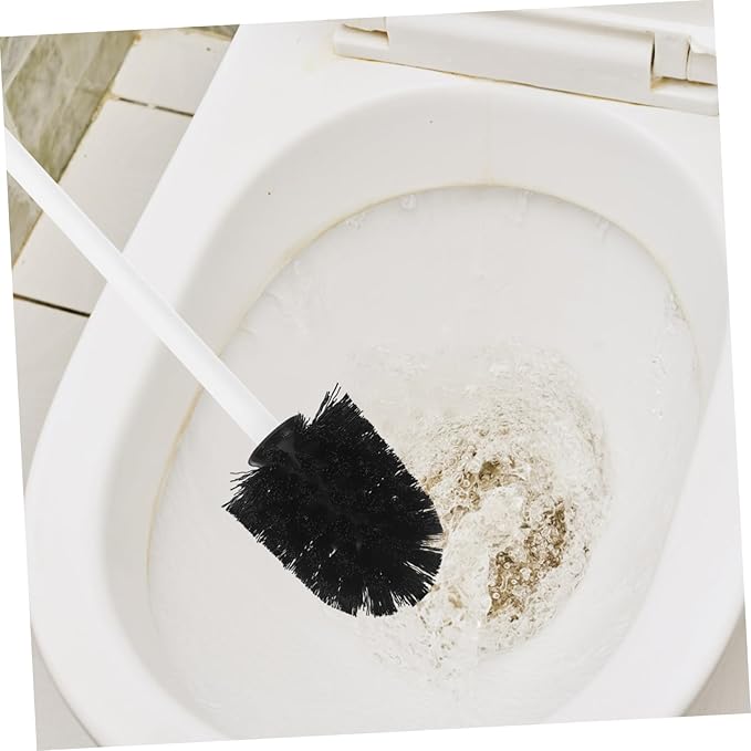 10pcs Toilet Brush Replacement Heads Heavy Duty Stiff Bristles for Powerful Cleaning Easy Installation Compatible with Standard Brushes Bathroom Scrubber Refills for Home Hotel