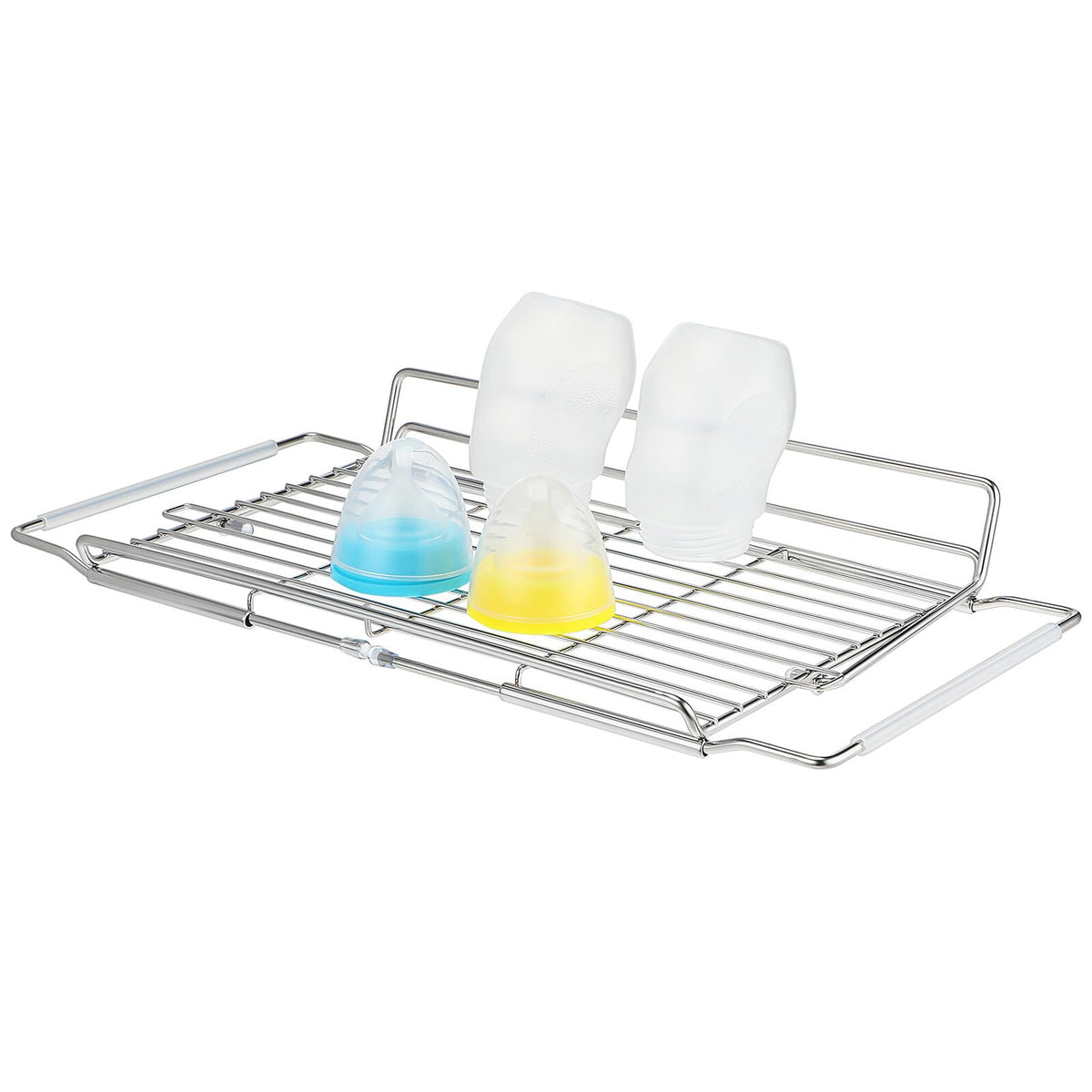 BESPORTBLE Stainless Steel Adjustable Over Sink Dish Drying Rack - Image 1