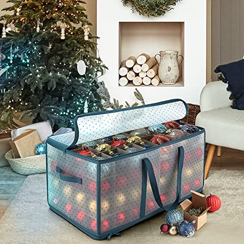 Large Christmas Ornament Storage Box | Home Organization - Image 6