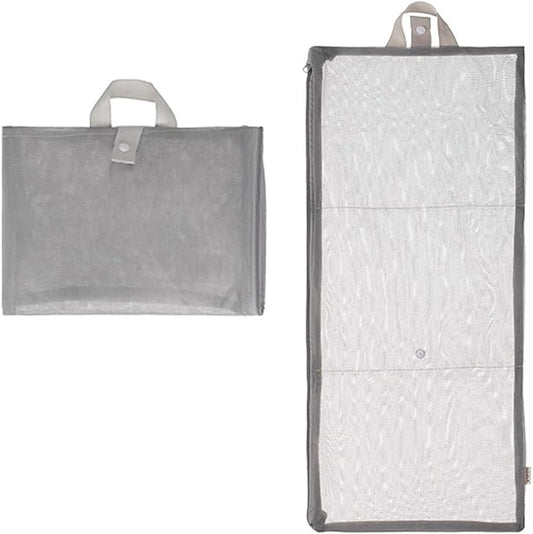 Mesh Laundry Bags with 3 Individual Pouch Foldable Bra Laundry Bags Lingerie Wash Bags for Washing Delicates Intimates Washing Machine Cleans Drys Storage Organizer Underwear Socks Travel