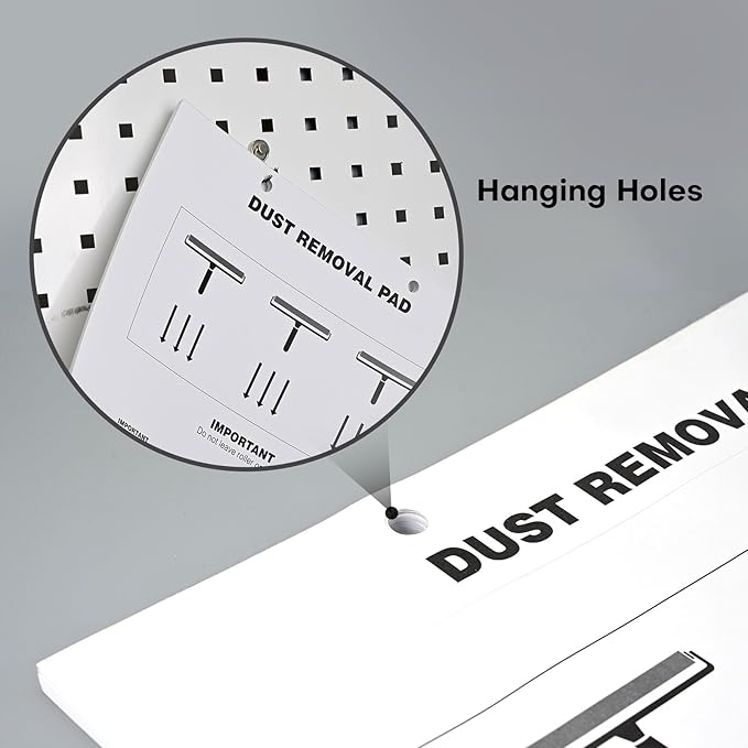 NEWISHTOOL Cleanroom Dust Removal Pad Sticky Paper, Self-Sticky Paper Sheet Adhesive Dust Collection Clean Pad for Cleaning Dust/Dirt/Lint, Sponge/Silicone/Anti-Static Roller Cleaning Mats (2)