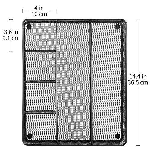 Amazon Basics Metal Mesh Desk Organizer with 6 Compa | All Products - Image 6