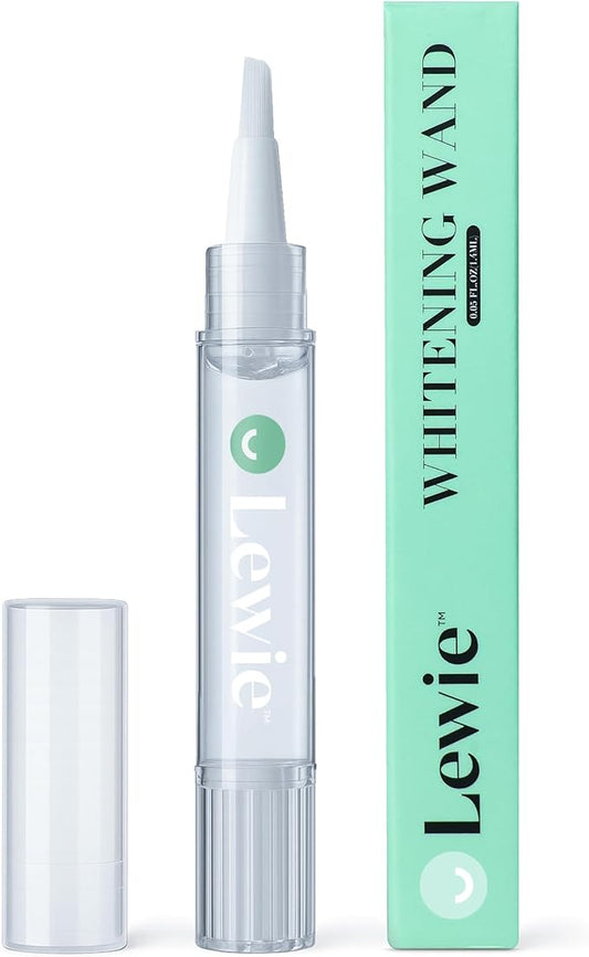 Lewie Travel Size Teeth Whitening Wand (1.4ml) – Pocket-Sized Dentist-Developed Brightening Pen, Enamel-Safe Gel with Natural Ingredients, Gentle Stain Removal for Sensitive Teeth On-the-Go