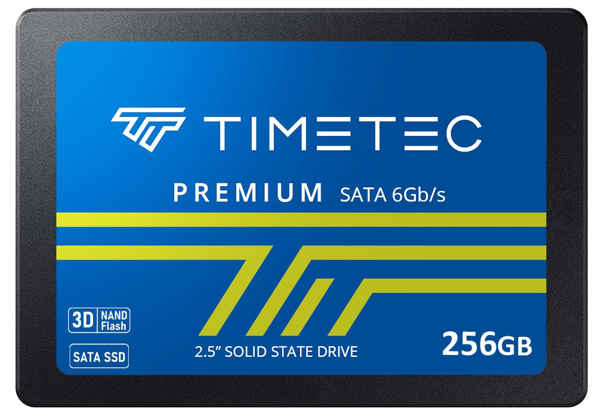 Timetec 256GB SSD 3D NAND SATA III 6Gb/s 2.5 Inch 7mm (0.28") - Image 1