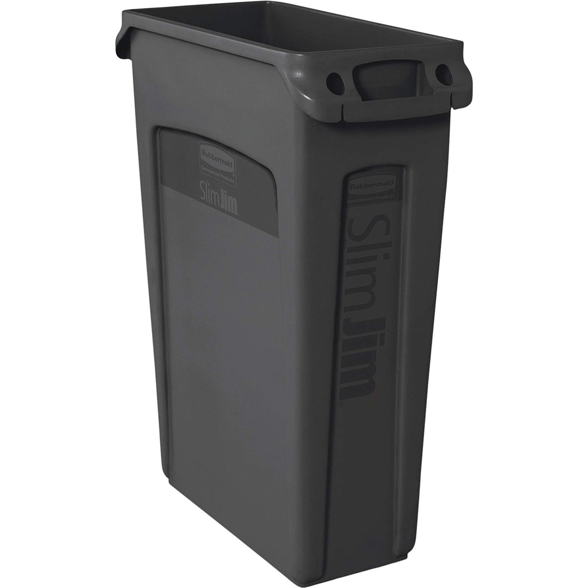 Rubbermaid Commercial Products Slim Jim Can, Black - Image 2