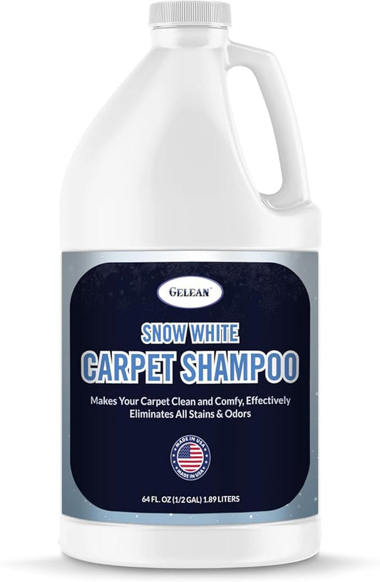 Carpet Cleaner Shampoo - MADE IN USA - Concentrate Carpet Cleaner & Deodorizer - Pet Stain And Odor Remover - Rug Extracting Shampoo, Upholstery, and Machine Use - Fresh Scent (64 Fl oz)