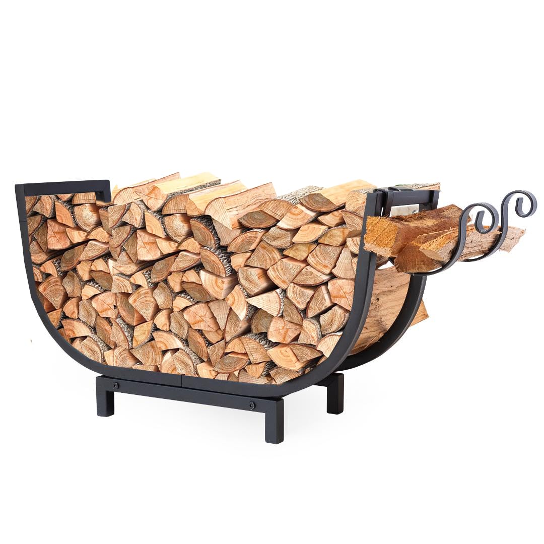 Firewood Rack Outdoor and Indoor Firewood Storage | Home Organization - Image 1