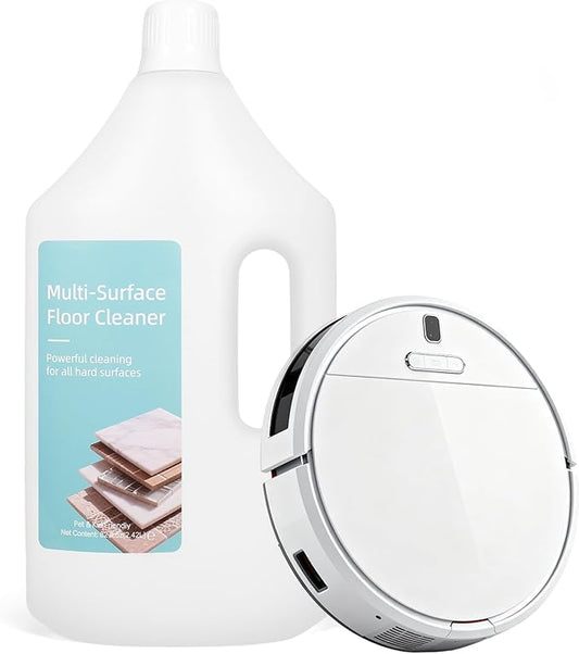 Floor Cleaning Solution, 82 Fl Oz - Compatible with L10s Ultra/L20 Ultra/X50 Ultra/L10s Pro Ultra/X40 Ultra/L40 Ultra/X30 Ultra/L30 Ultra Series, Low-Foam Pet and Kid Friendly (Unscented)