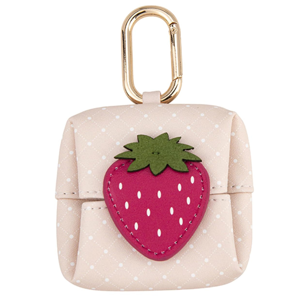 Uonlytech Cartoon Fruit Earbud Case with Hook Small Change Purse - Image 1