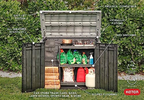 Keter Store-It-Out Prime XL Horizontal Storage Shed - Image 3