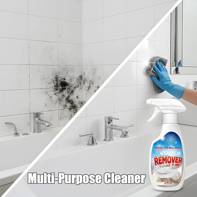 8.46 Fl Oz Highly Effective Removal Spray, Wall Cleaner Spray for Walls, Multi-Surface Cleaning Solution, for Walls, Wood, Tile (3)