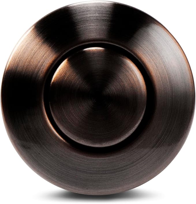 Sink Top Air Switch Kit Garbage Disposal Part by CLEESINK (SHORT/2.5", Oil Rubbed Bronze)