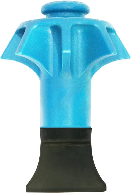 DANCO Disposal Genie Garbage Disposal Strainer | Kitchen Sink Drain Splash Guard | Food Scraper | Blue (10452)