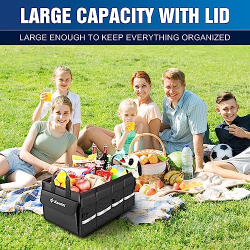 K KNODEL Trunk Organizer with Lid for Car, SUV - Image 3