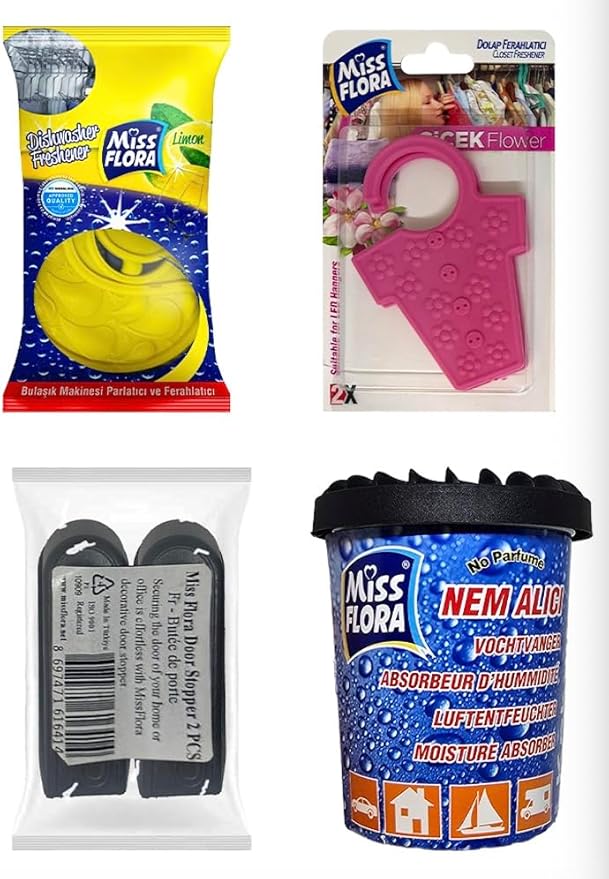 16-Piece Home Freshener Bundle – Sachets, Closet & Car Freshener, WC Block, Fridge Absorber, Moisture Control | Whole-Home Odor Eliminator