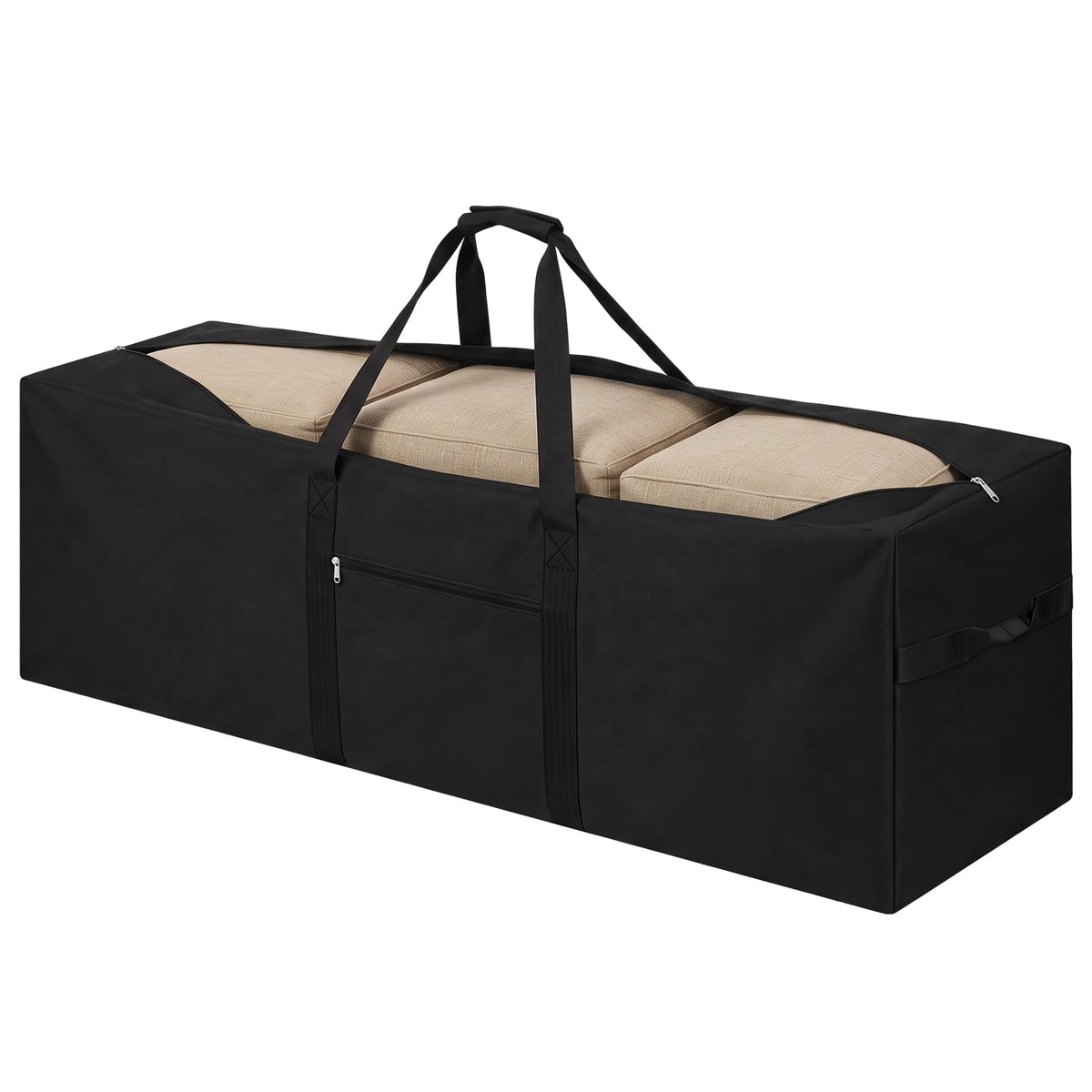 1 Pcs 56 x 24 x 24 Inch, 528 L Large Storage Duffle Bag Black - Image 1