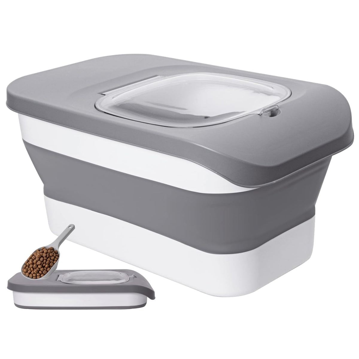 10-13 Lbs Dog Food Storage Container,Collapsible Dog Food - Image 1