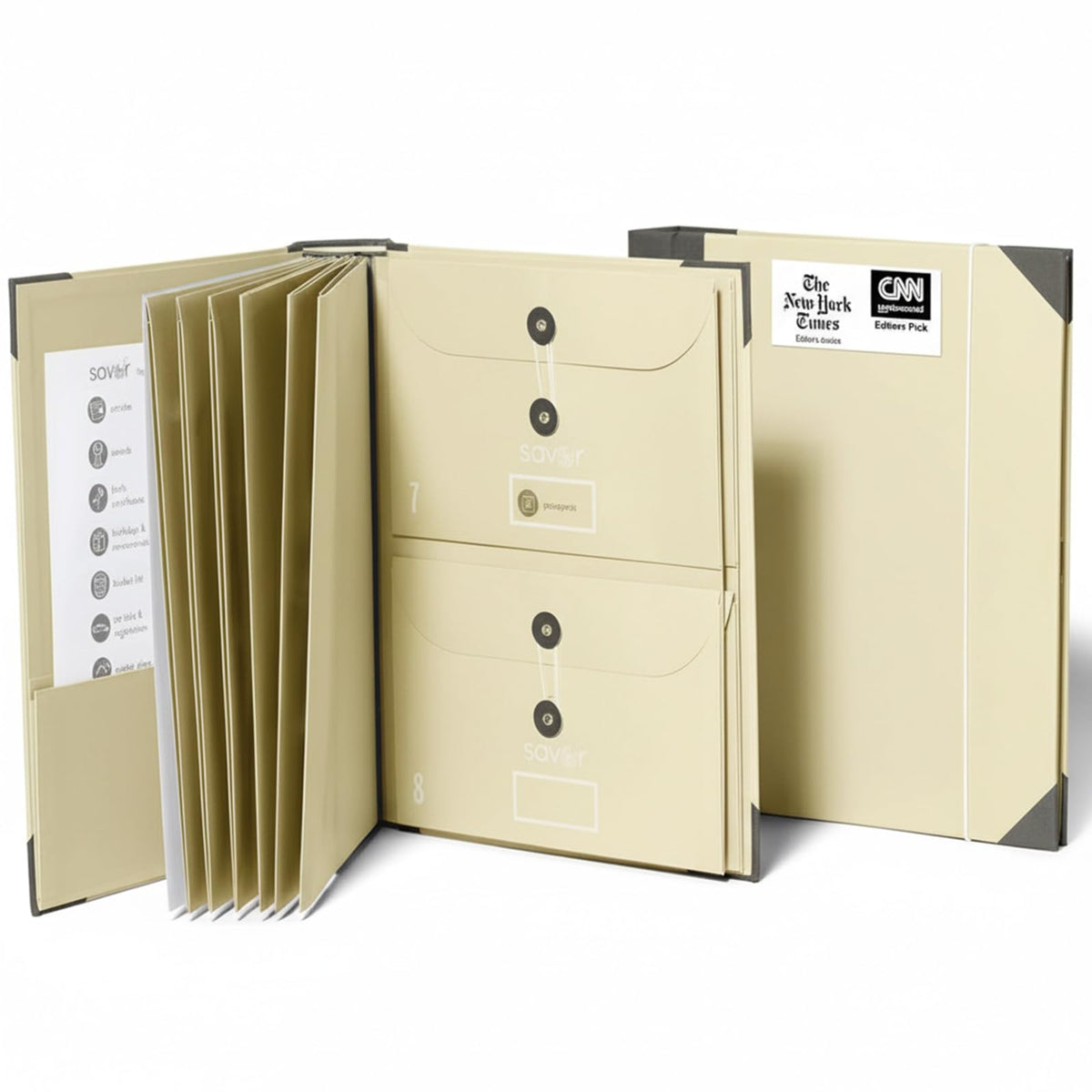 The Folio® Important Document Organizer by Savor | Binder - Image 1