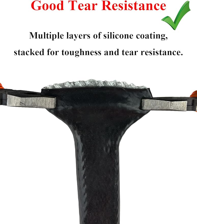 YAMAKATO 5/16" ID Heat Shielded Fire Thermo Armor Fire Sleeve Silicone Coated Fiberglass Heat Protection w/ 3 Clamps for Automotive Hose Lines & Electrical Wiring (Black, 5FT