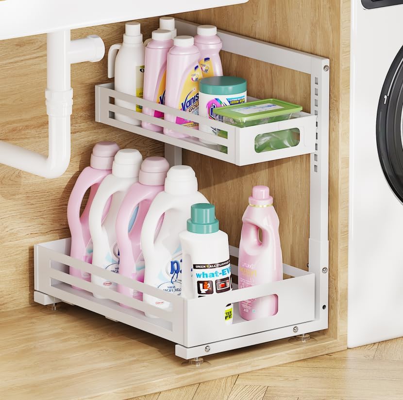 1 Pack Under Sink Organizer,Pull Out Cabinet Organiz | Under Sink Stor - Image 1