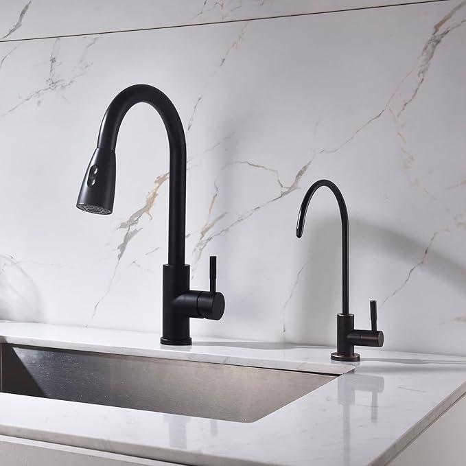 Apaix Drinking Water Faucet Oil Rubbed Bronze, Kitchen Water Purifier Tap/Faucet for Non-Air Gap Reverse Osmosis Water Filter System