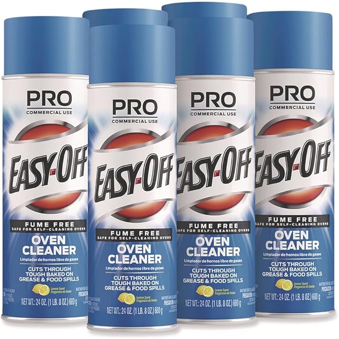 Fume Free Max Oven Cleaner, Foam, Lemon, 24 Oz Aerosol Spray, 6/carton