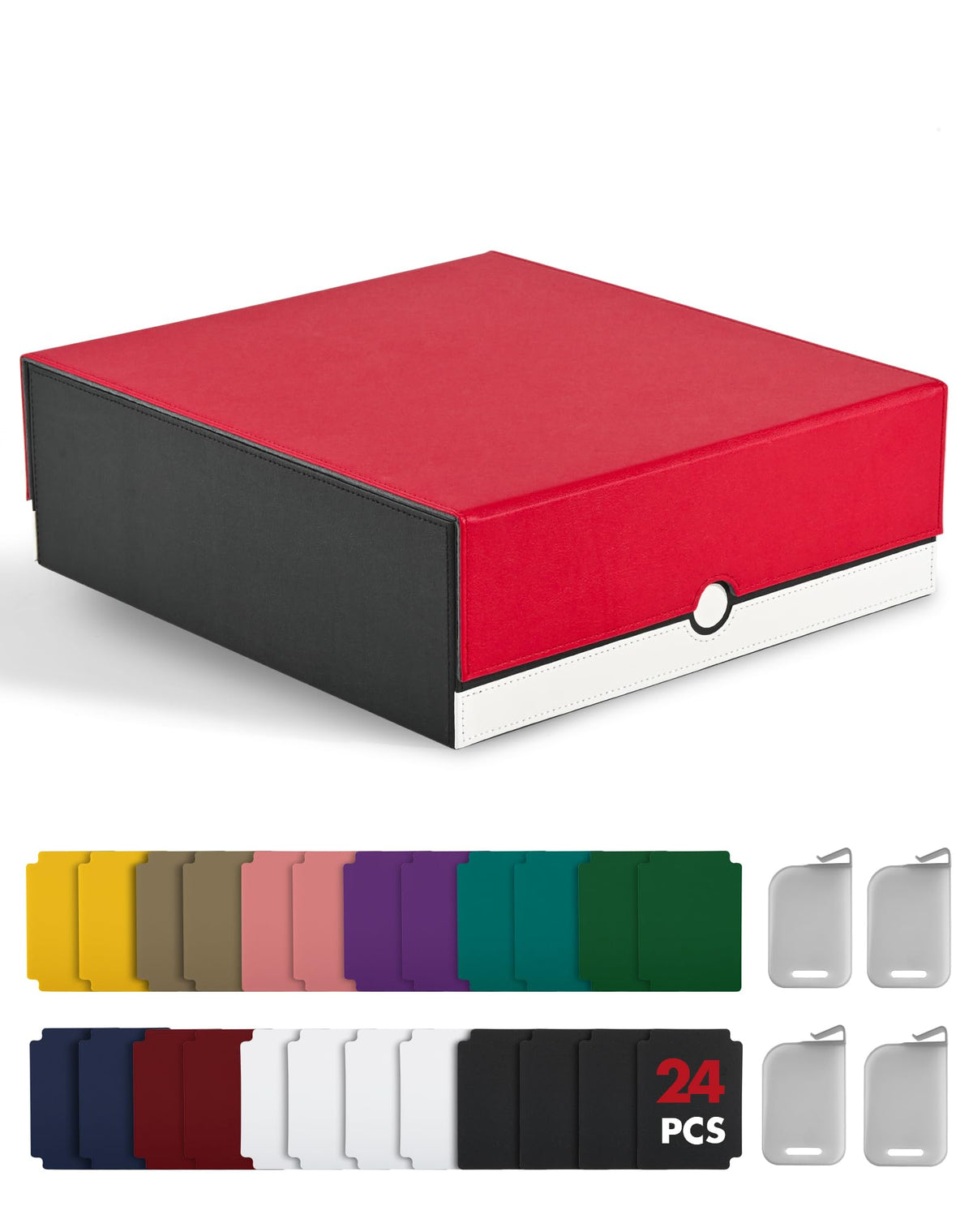 ZLCA Card Storage Box Holds 3200+, Deck Storage Case - Image 1