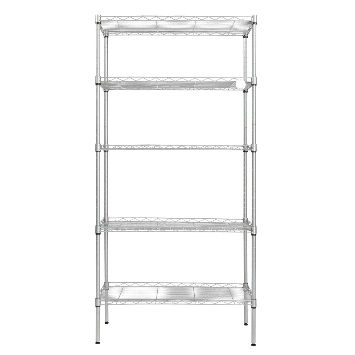 Karl home 5 Tier Wire Shelving Unit Height Adjustable Storage - Image 1