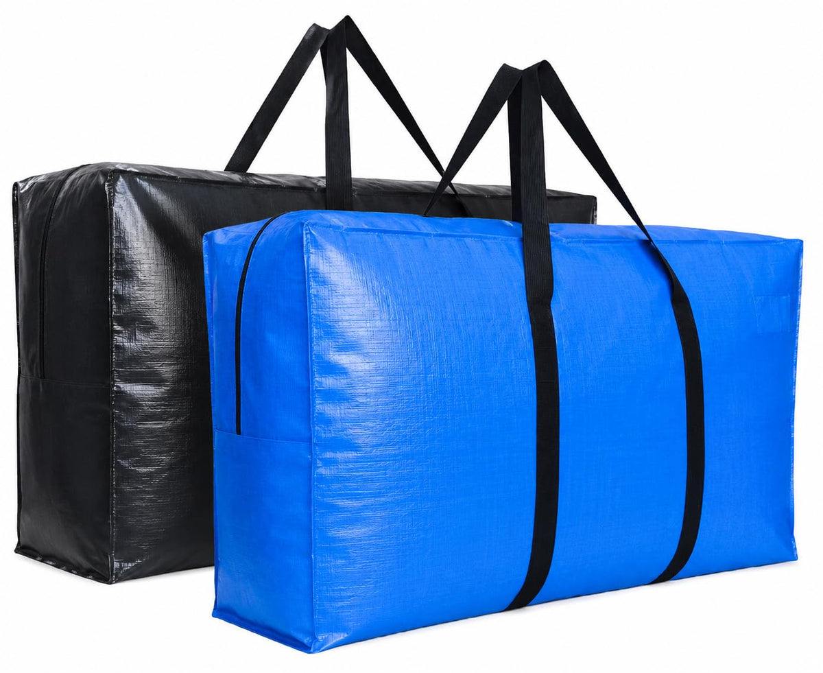 60 Gallon Extra Large Storage Bags Bins, Giant XXL Moving - Image 1