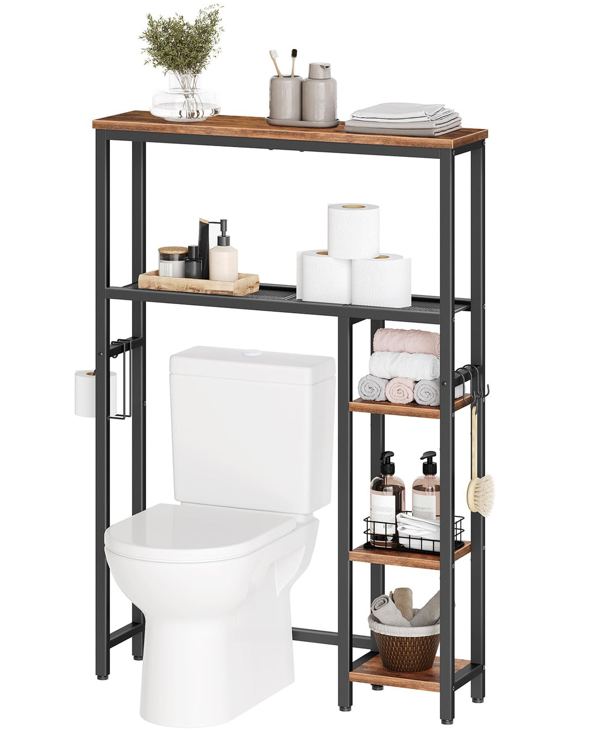 HOOBRO Over The Toilet Storage Cabinet, Freestanding - Image 1