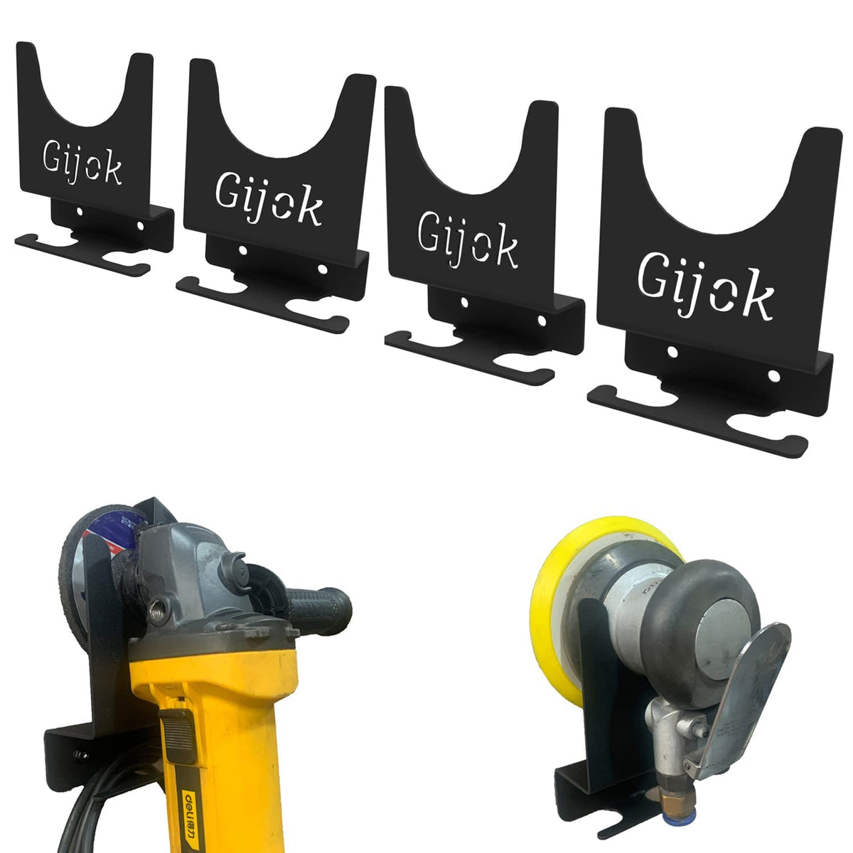 Angle Grinder Holder Tool Wall Mount Bracket, 5inch - Image 1