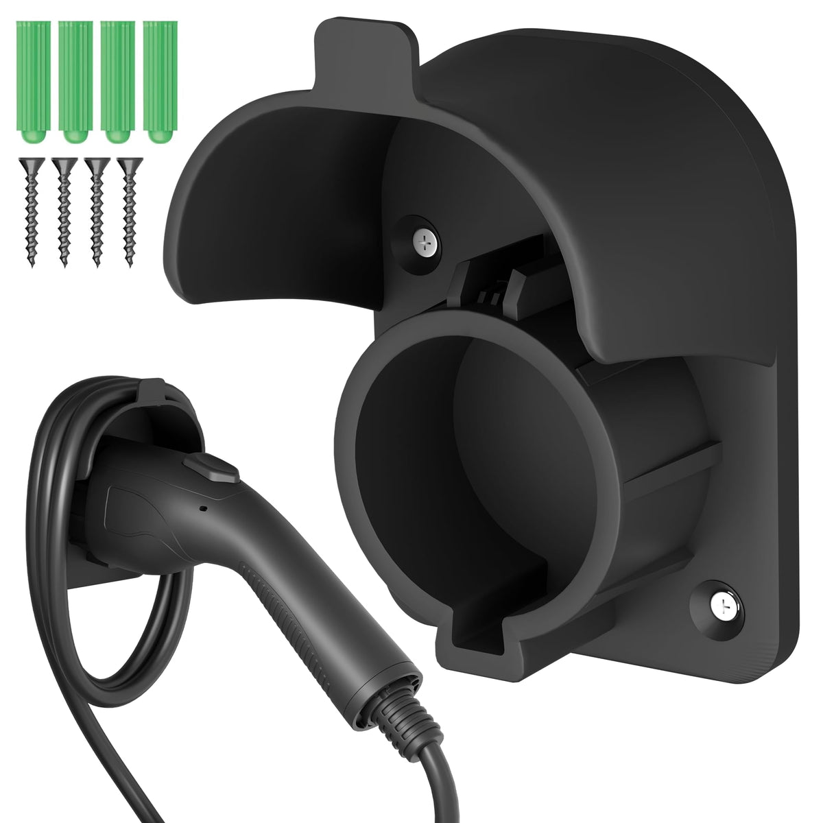 EV Charger Holder for SAE J1772, Wall-Mount Electric | All Products - Image 1