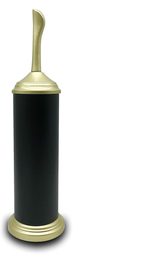 Vince Camuto Toilet Bowl Brush with Holder, Durable Bathroom Cleaning Tool, Modern Design for Easy Toilet Maintenance, Bathroom Cleaner Brush for Efficient Cleaning and Hygiene