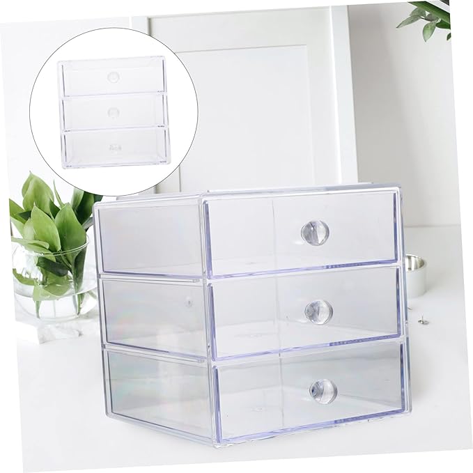 1pc Makeup Storage Organizer Cosmetics Storage Holder Tidy Acrylic Makeup Box
