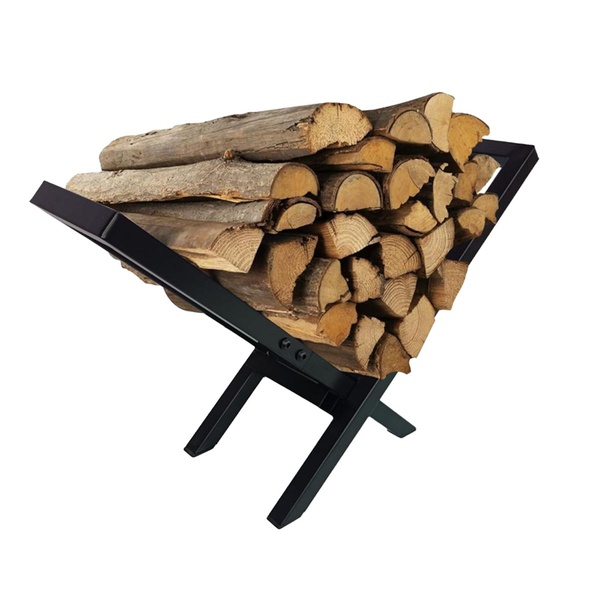 Firewood Rack Outdoor and Indoor Firewood Holder | Home Organization - Image 1