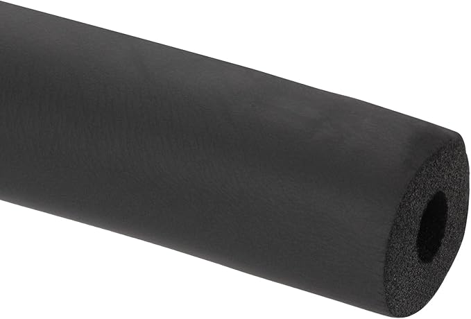 PATIKIL 13/16"(20mm) ID x 6.6Ft Pipe Insulation Foam Tube, Pipe Cover Wrap Roll Bar Padding Tubing for Handle Grip HVAC Outdoor Air Conditioner Units, Black