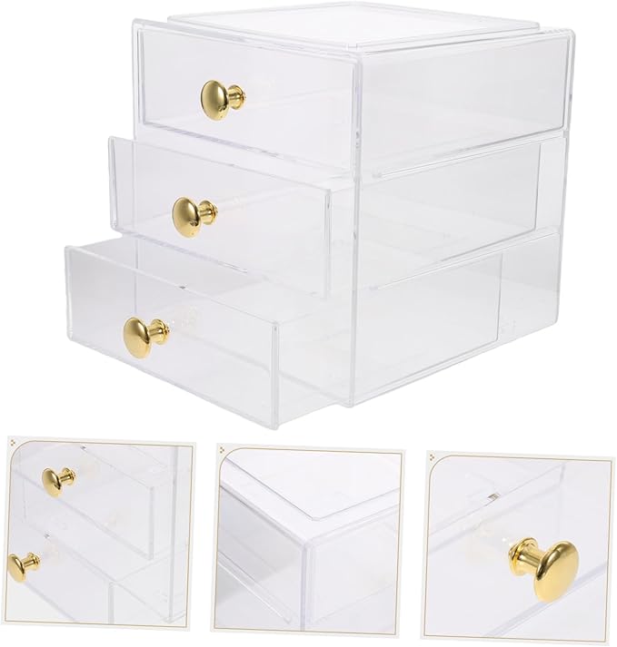 Storage Box Organizers for Makeup Desktop Office Home Drawer Organizers