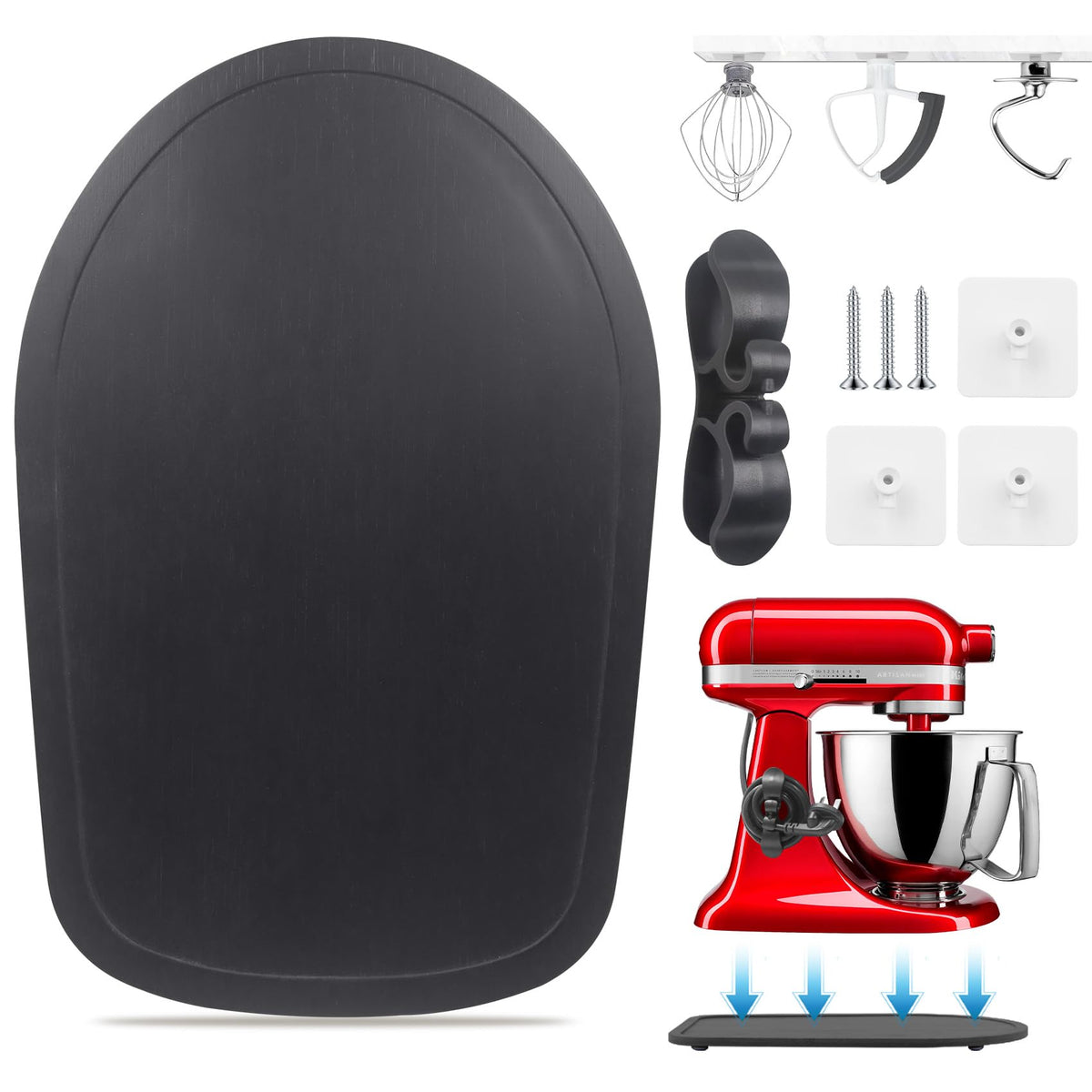 Sliding Mat for Kitchen aid 4.5-5 Qt Stand Mixer with 1Pc - Image 1