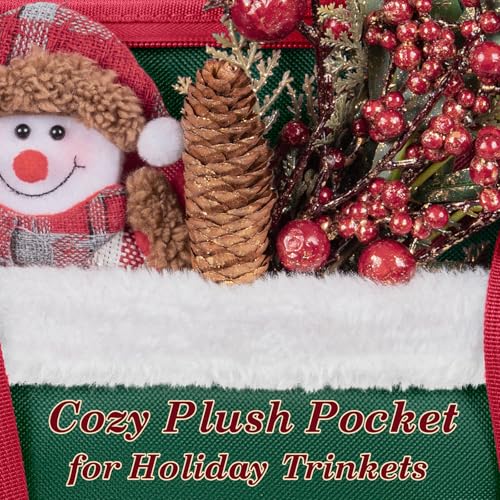 Christmas Ornament Storage Box with Adjustable Dividers - Image 3