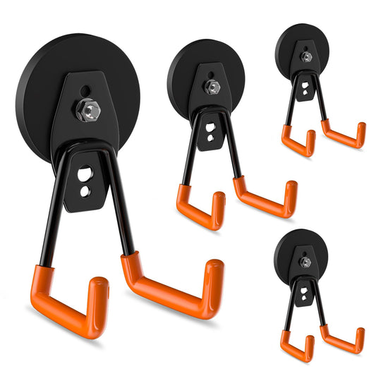 ENUODA Strong Magnetic Hooks Heavy Duty 4 Pack Magnet | Garage Storage - Image 1