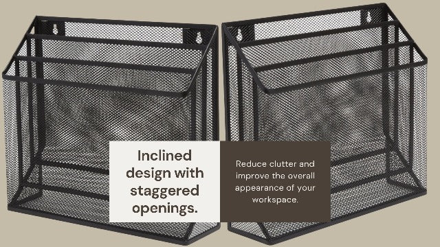 1InTheOffice 3 Tiers File Folder Organizer, Desk Sorter - Image 8