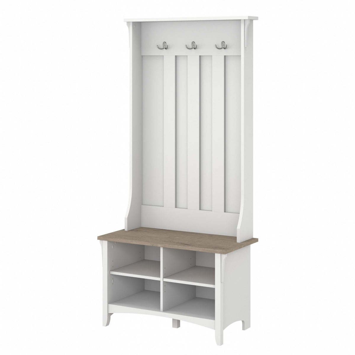 Bush Home Salinas Hall Tree with Shoe Storage Bench - Image 1