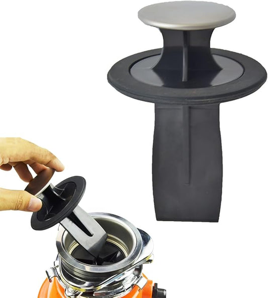 3.3-3.38 Inches Garbage Disposal Scraper, Disposer Tool Garbage Disposal Plunger,Garbage Disposal Food Scraper/Stopper/Strainer with Kitchen Sink Drain Splash Guard