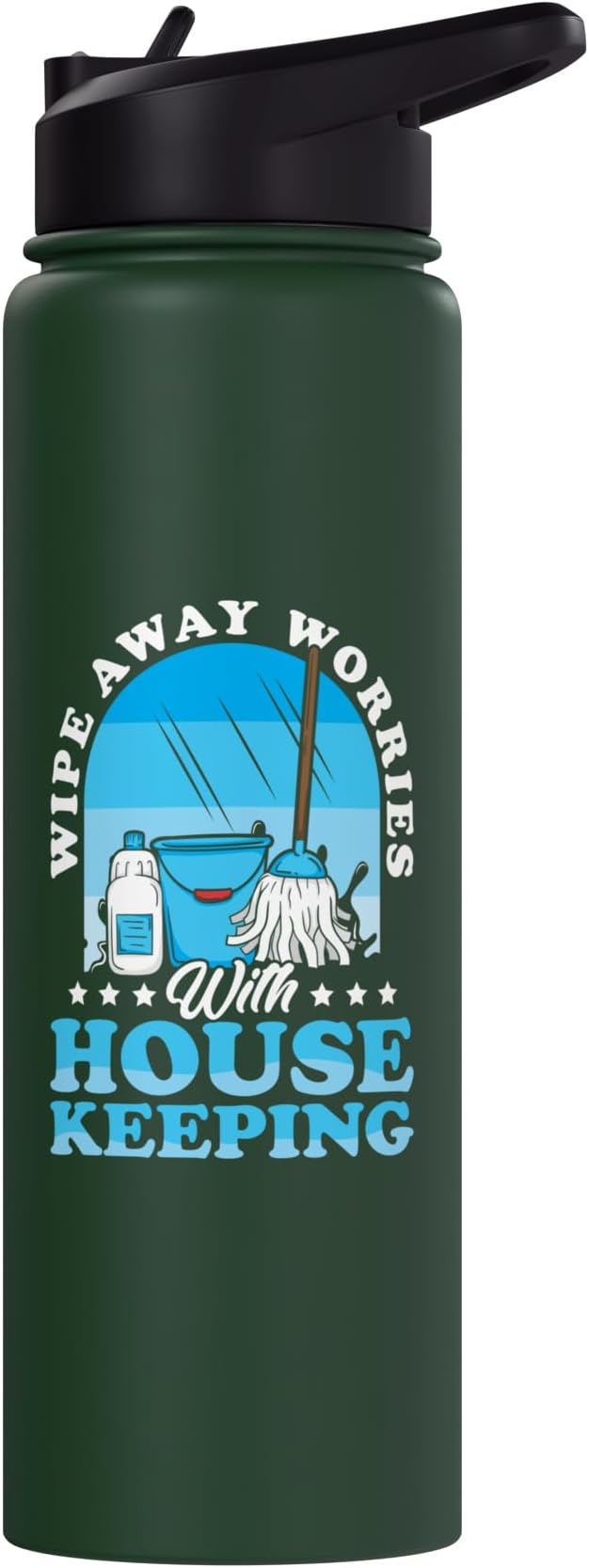 Housekeeping House Keeper Uniforms Housekeeper Stainless Steel Insulated Water Bottle